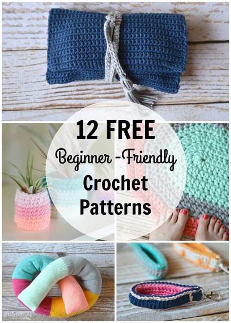 12 Beginner Friendly Crochet Patterns Whistle And Ivy