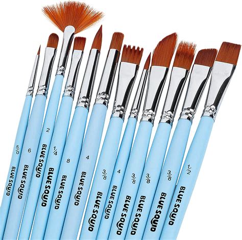 Buy Watercolor Brushes Paint Brush Set By Blue Squid 12 Artist Paint