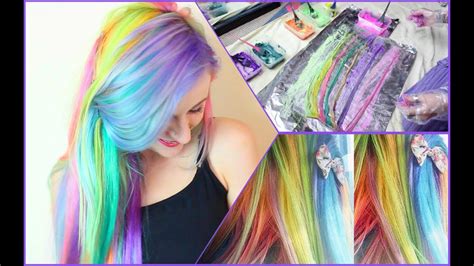 ♥ Rainbow Candy Hair Extensions ♥ Youtube