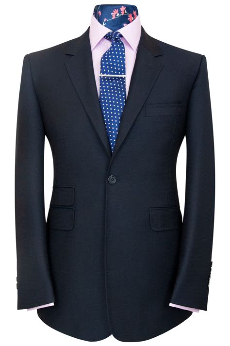 William Hunt Savile Row Classic Navy Blue Suit Classic Navy Blue Suit