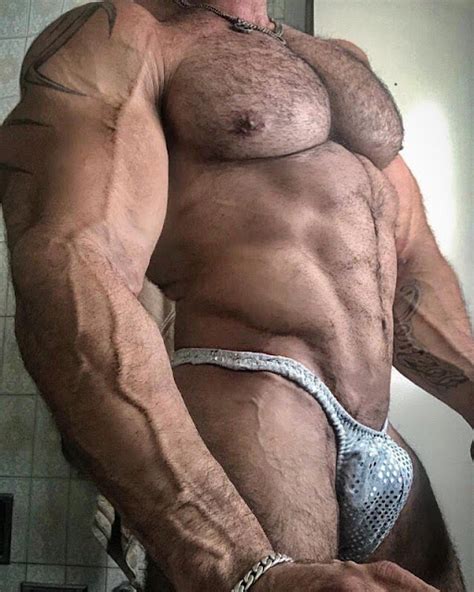 Bodybuilders Privates Exposed Bulge Posing Trunks Visible Penis