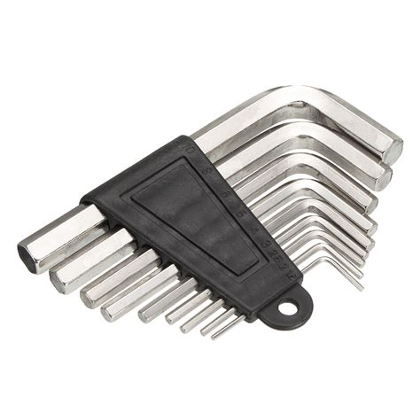 8pcs Metric Combination Hex Key Allen Wrench Set 15mm To 10mm Key Hand