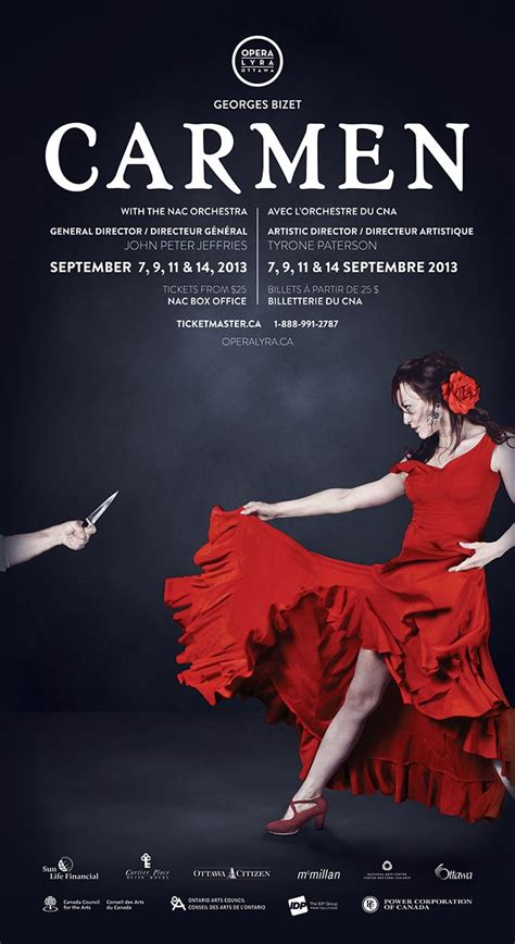 Carmen Georges Bizet Opera Opera Music Theatre Poster