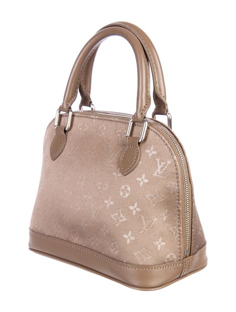 Louis Vuitton Monogram Satin Mini Alma Handbags Lou39037 The Realreal