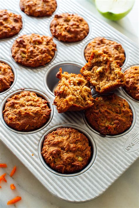 Plus, how baby carrots are made, and the answer to whether carrot tops are poisonous. Apple & Carrot "Superhero" Muffins Recipe - Cookie and ...
