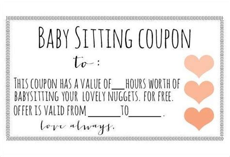 I never get tired of slipping a. Babysitting Coupon - FREE DOWNLOAD - Elsevier Social Sciences
