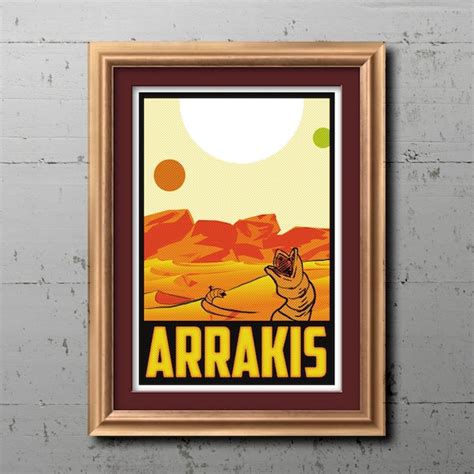 Dune Travel Poster Etsy