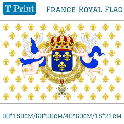 Royal Standard Of The Kingdom Of France 1643 1765 Ensign Flag 3ft X 5ft