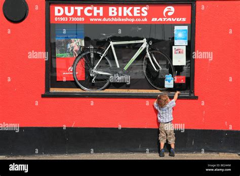 Dutch Bike Shop In Littlehampton West Sussex Uk Stock Photo Alamy