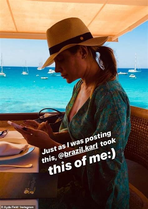 Ayda Field Shows Off Figure In Bikini As She Enjoys Idyllic Boat Trip With Husband Robbie