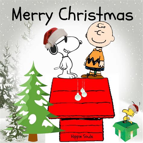 Snoopy And Charlie Brown Merry Christmas Peanuts Christmas Christmas