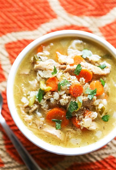 crockpot turkey barley soup recipe