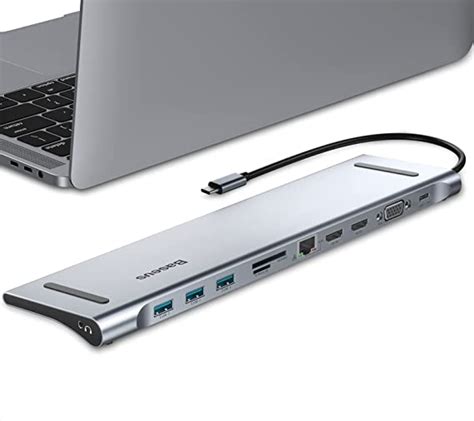 Baseus 11 In 1 Docking Station USB C Hub Triple Display USB C Adapter