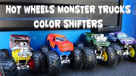 Hot Wheels Monster Trucks Color Shifters Youtube