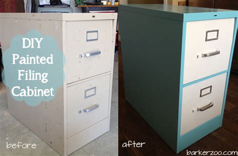 Start painting in one corner and work your way across the wall. DIY Painted Filing Cabinet Tutorial | Aileen Barker