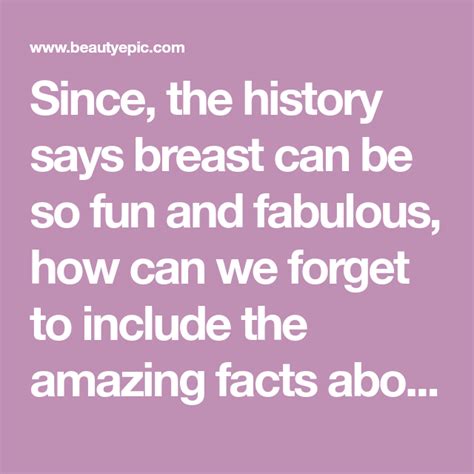17 surprising facts about breasts you probably didn t know facts surprising facts fun facts