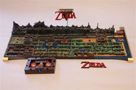 Original The Legend Of Zelda Map Gets Printed In 3d Kotaku Australia