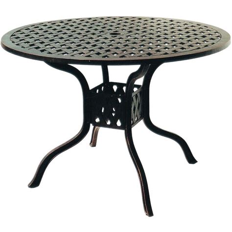 Darlee Series 30 42 Inch Cast Aluminum Patio Dining Table Bbqguys