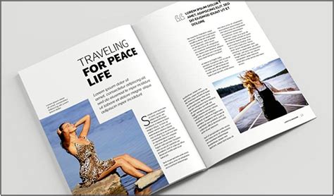 Free Magazine Layout Templates For Microsoft Word Templates Resume