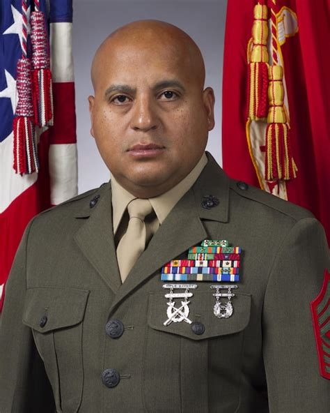 Sergeant Major Michael E Cedeno 1st Marine Division Leaders