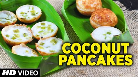 Thai Street Food Coconut Pancakes Kanom Krok ขนมครก Youtube