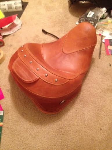 Reduced Reach Seat Tan Leather Finish Problems Indian Motorcycle