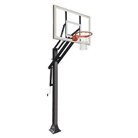 Game Changer In Ground Adjustable Basketball Goal Hoop With 54 Glass