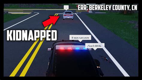 Officer Gets Kidnapped Err Berkeley County Cn Youtube
