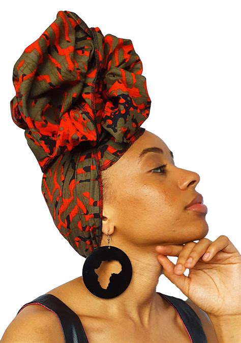 Headwrap African Head Scarf Turban Head Dress For Women Ankara Headwrap African Head