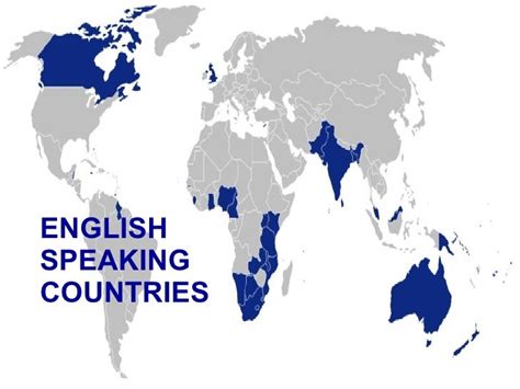 English Speaking Countries