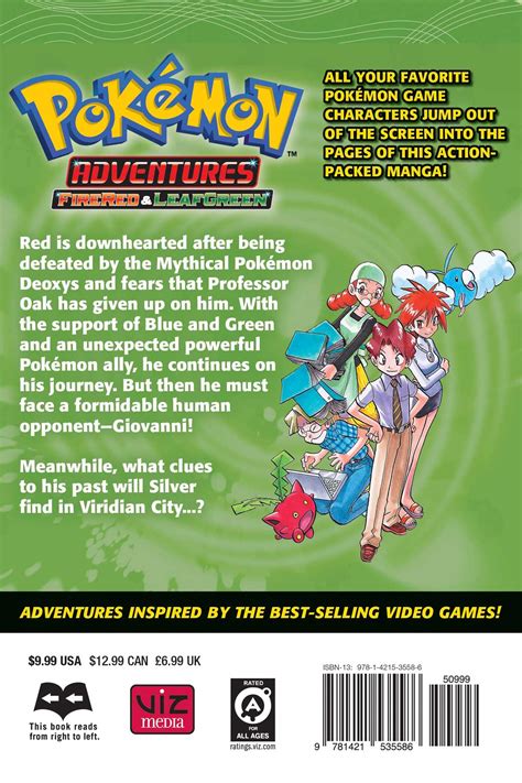 Pokémon Adventures Firered And Leafgreen Vol 24 Book By Hidenori Kusaka Satoshi Yamamoto