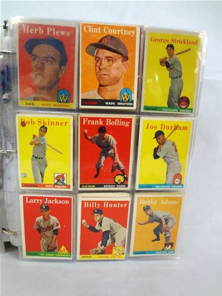 Lot Detail 1958 Topps Baseball Card Partial Set Including Maris