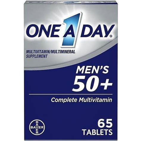 One A Day Mens 50 Plus Complete Multivitamin 65 Tablets Pris
