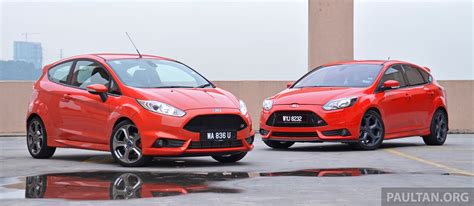 Gallery Ford Fiesta St And Focus St Compared Fiesta St And Focus St 1