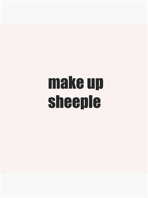 Copie De Wake Up Essential Sheeple Poster For Sale By Lolahsn Redbubble