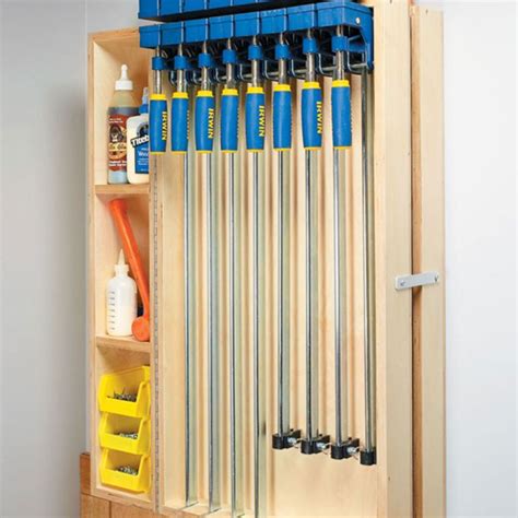 Woodsmith Wall Mounted Clamp Rack Plans Woodpeckers