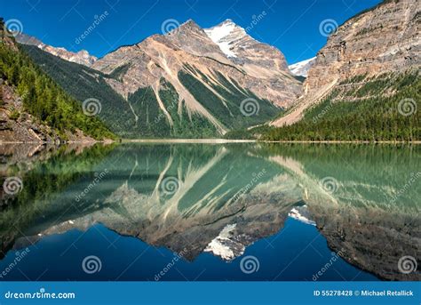 Kinney Lake Mt Robson Provincial Park Stock Photo Image Of Park