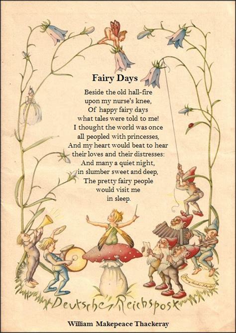 Faeries And Little Folk Fairy Poems Fairy Quotes Fairy Artwork