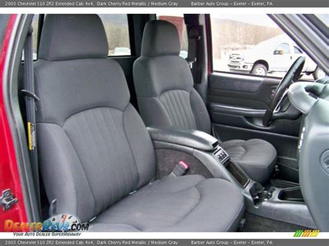 Medium Gray Interior 2003 Chevrolet S10 Zr2 Extended Cab 4x4 Photo