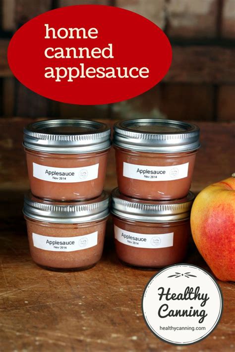 Personally, i like mine a little bit sweet, so i've noted the recipe with some sugar but not a whole ton. Canning applesauce - Healthy Canning | Recipe | Canning ...