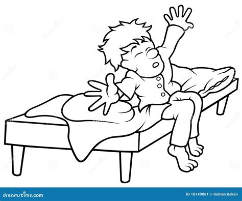 Wake Up Early Clipart Black And White Clipart