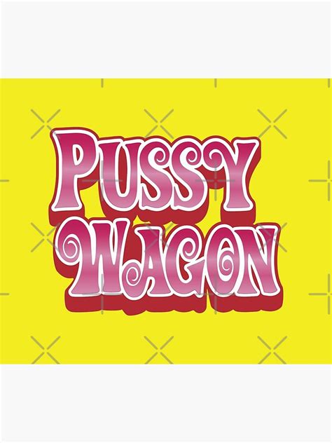 Póster Pussy Wagon Magenta Sheen Gradient De Purakushi Redbubble