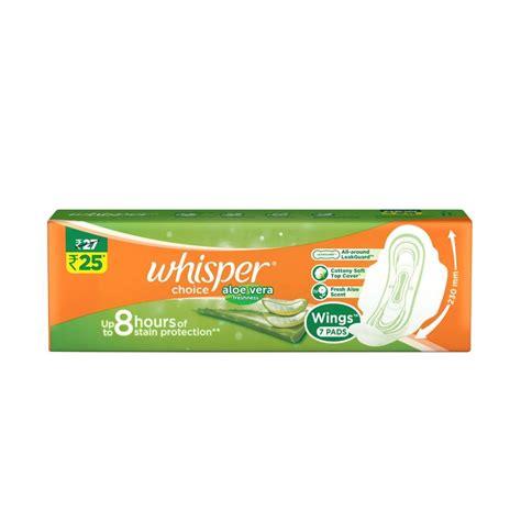 Whisper Maxi Fit Wings Sanitary Pads Xl 8 Count Price Uses Side