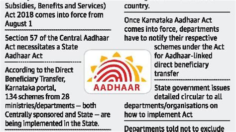 As Aadhaar Act Takes Effect State Govt Cautions Against Excluding