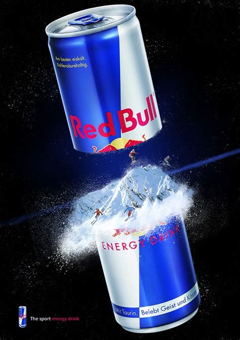 Redbull Ad On Behance Red Bull Ads Creative Creative Advertising