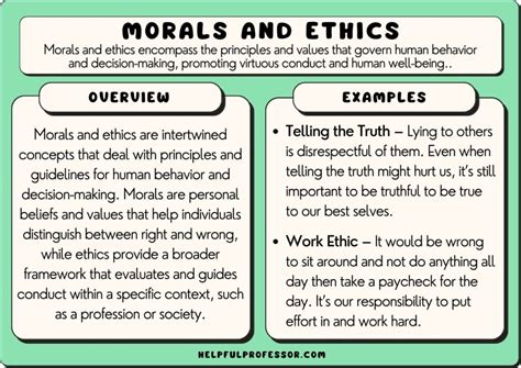 27 Examples Of Morals Ethics A To Z List 2024