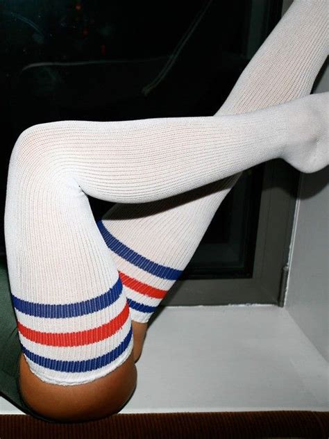Naughty Striped Thigh High Socks Thigh High Socks Thigh Socks