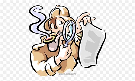 Detective Royalty Free Vector Clip Art Illustration Detective Clipart