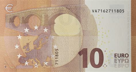 Europa 10 Euro Euro Banknote 2 Serie Romanik Seit 2014 I
