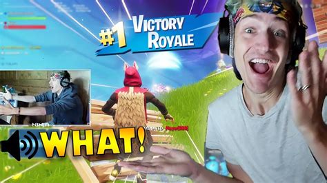 Ninja Wins A Game While Knocked Down First Ever Fortnite